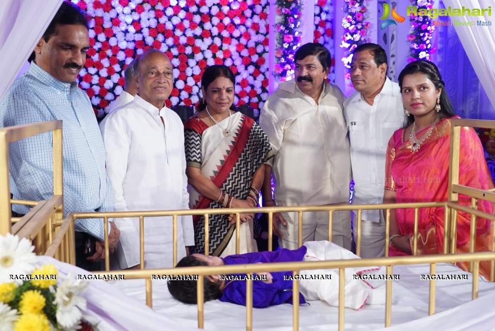 Grand Cradle Cermony of Reyansh at JRC, Hyderabad