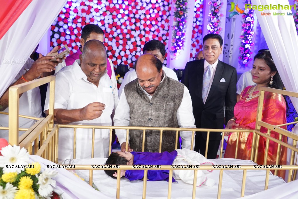 Grand Cradle Cermony of Reyansh at JRC, Hyderabad