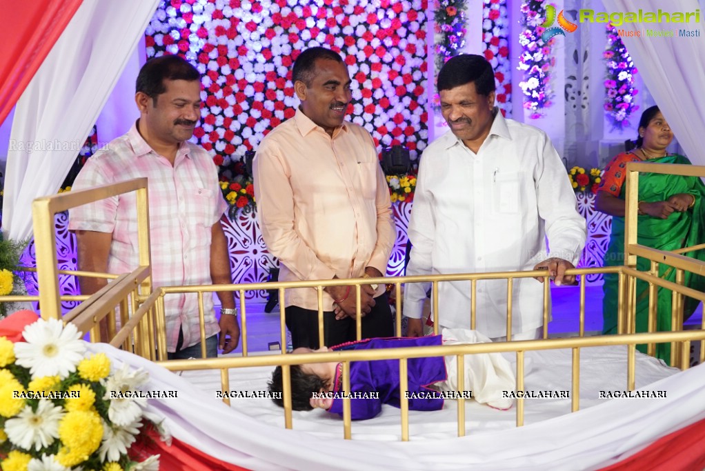 Grand Cradle Cermony of Reyansh at JRC, Hyderabad