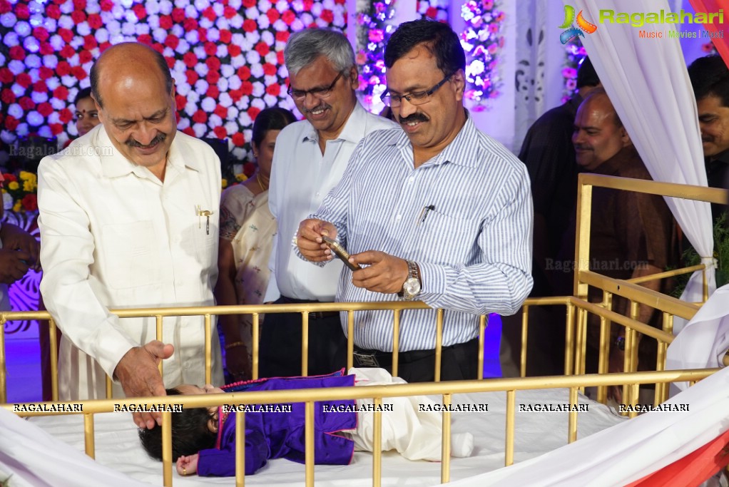Grand Cradle Cermony of Reyansh at JRC, Hyderabad