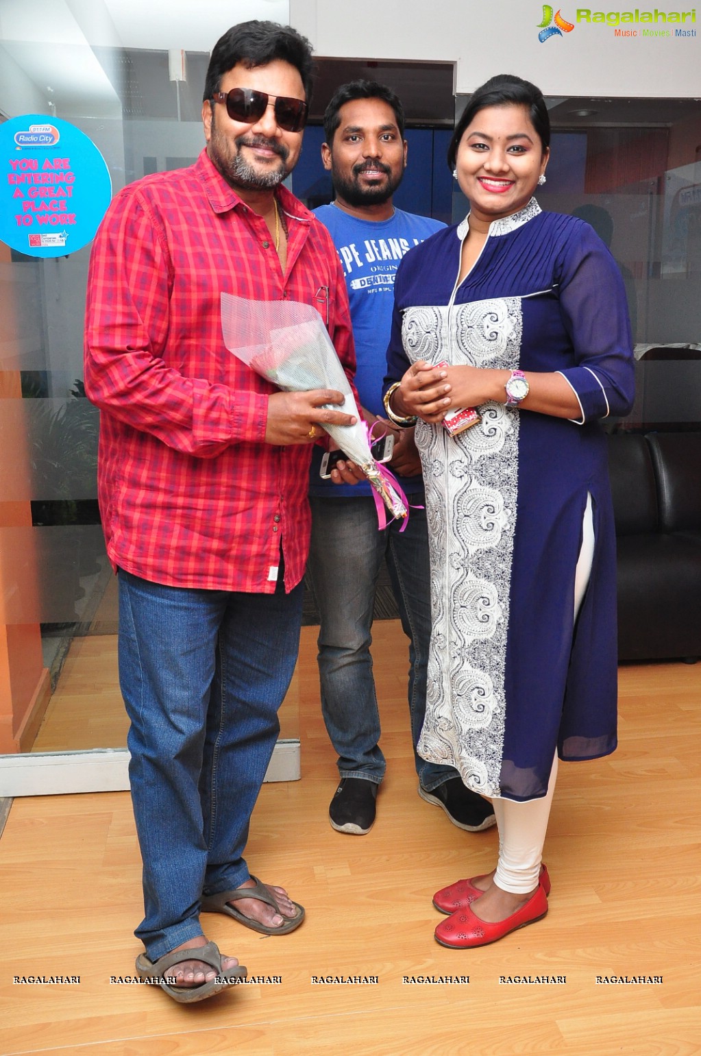 Sai Kumar at 91.1 FM Radio City, Hyderabad