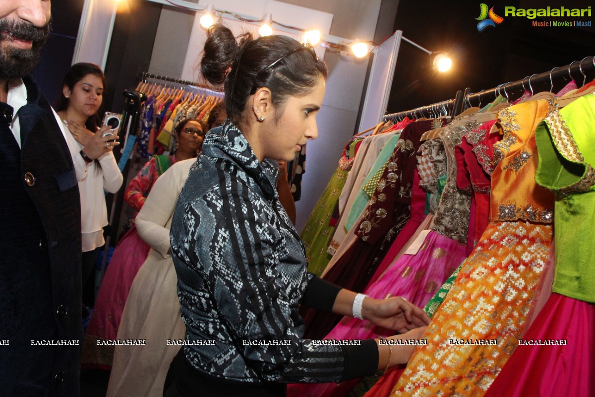 Sania Mirza launches The Label Bazaar, Hyderabad