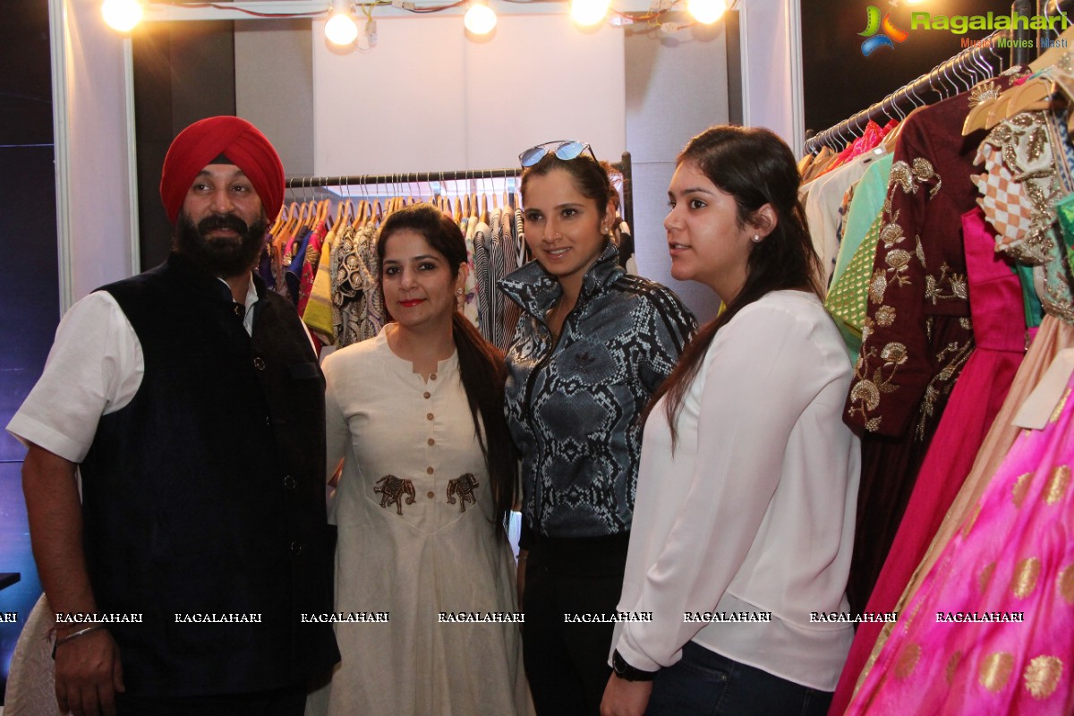 Sania Mirza launches The Label Bazaar, Hyderabad