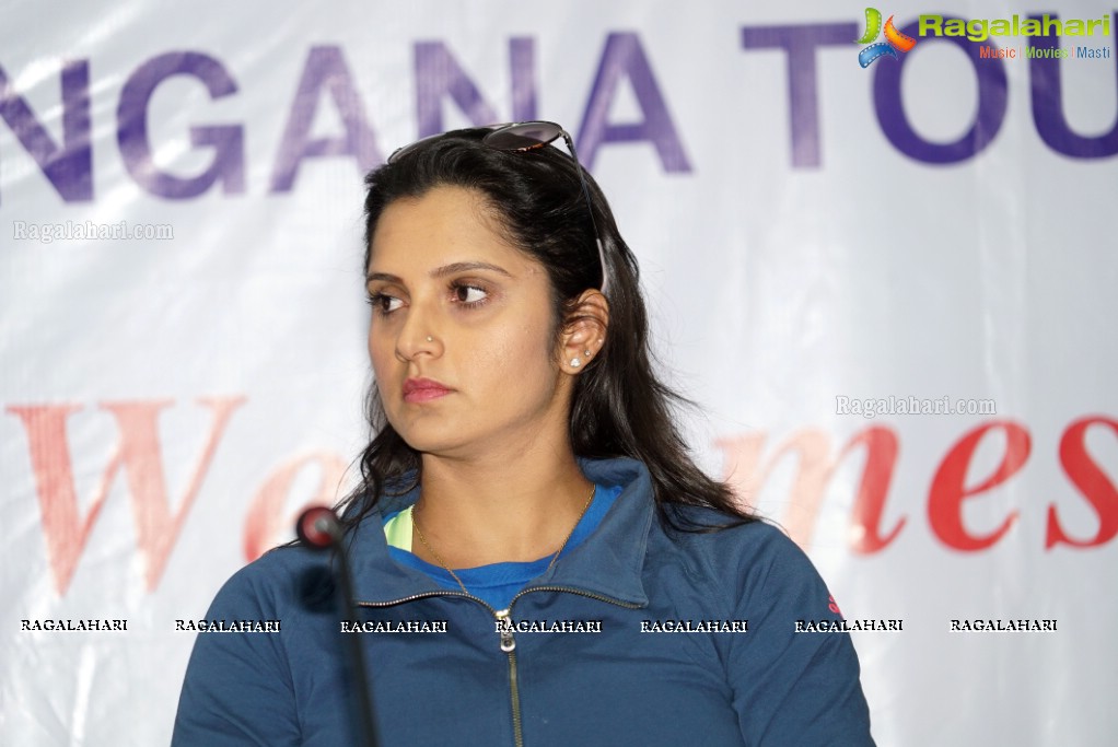 Telangana Tourism' Catamaran Luxury Yacht Launch by Sania Mirza at Lumbini Park, Hyderabad