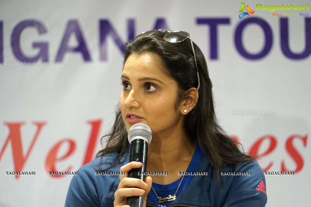 Telangana Tourism' Catamaran Luxury Yacht Launch by Sania Mirza at Lumbini Park, Hyderabad