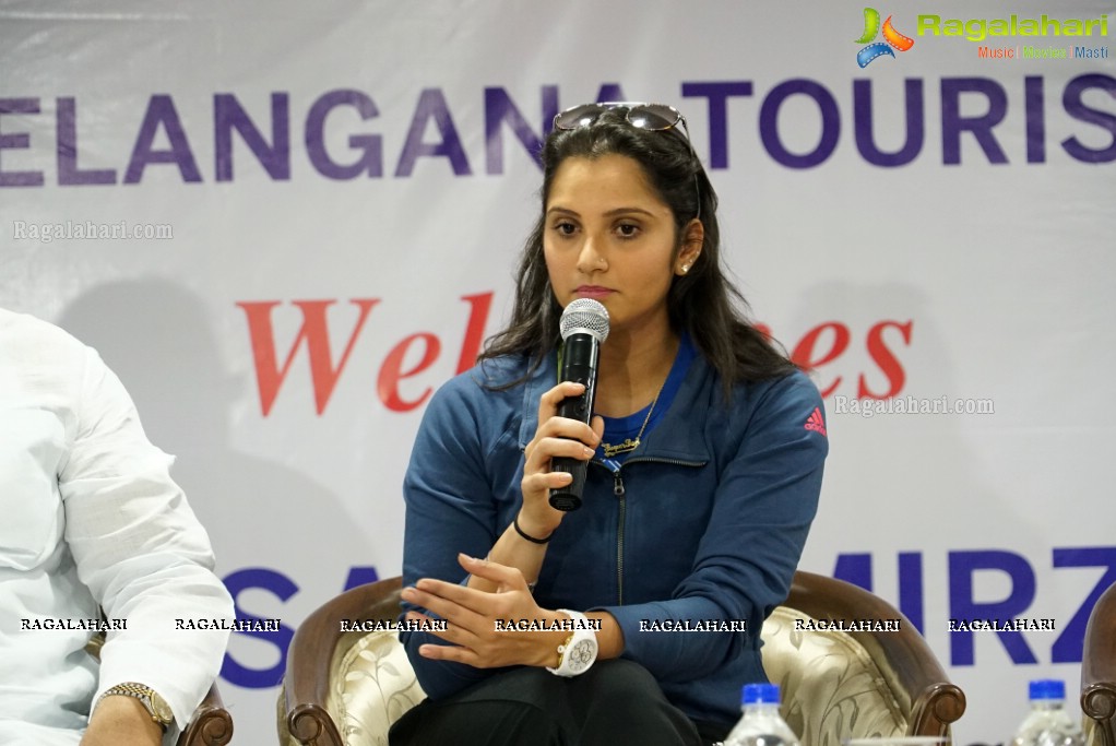 Telangana Tourism' Catamaran Luxury Yacht Launch by Sania Mirza at Lumbini Park, Hyderabad