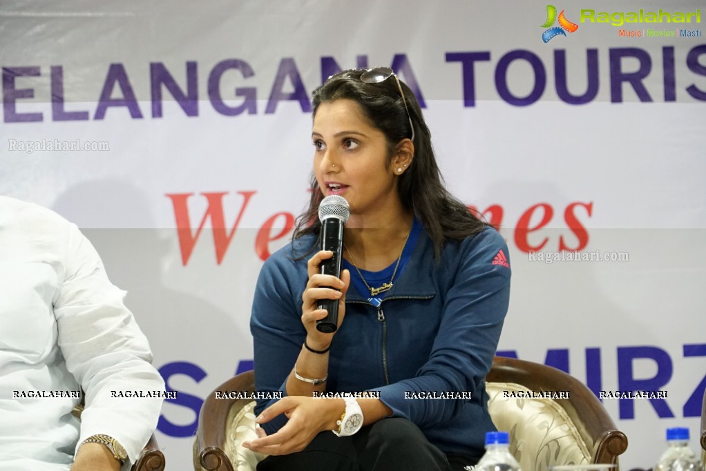 Telangana Tourism' Catamaran Luxury Yacht Launch by Sania Mirza at Lumbini Park, Hyderabad