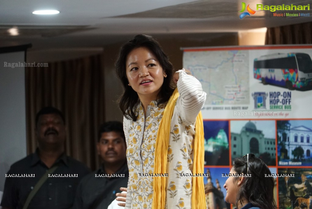 Telangana Tourism' Catamaran Luxury Yacht Launch by Sania Mirza at Lumbini Park, Hyderabad