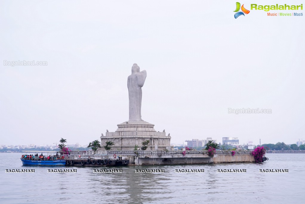 Telangana Tourism' Catamaran Luxury Yacht Launch by Sania Mirza at Lumbini Park, Hyderabad