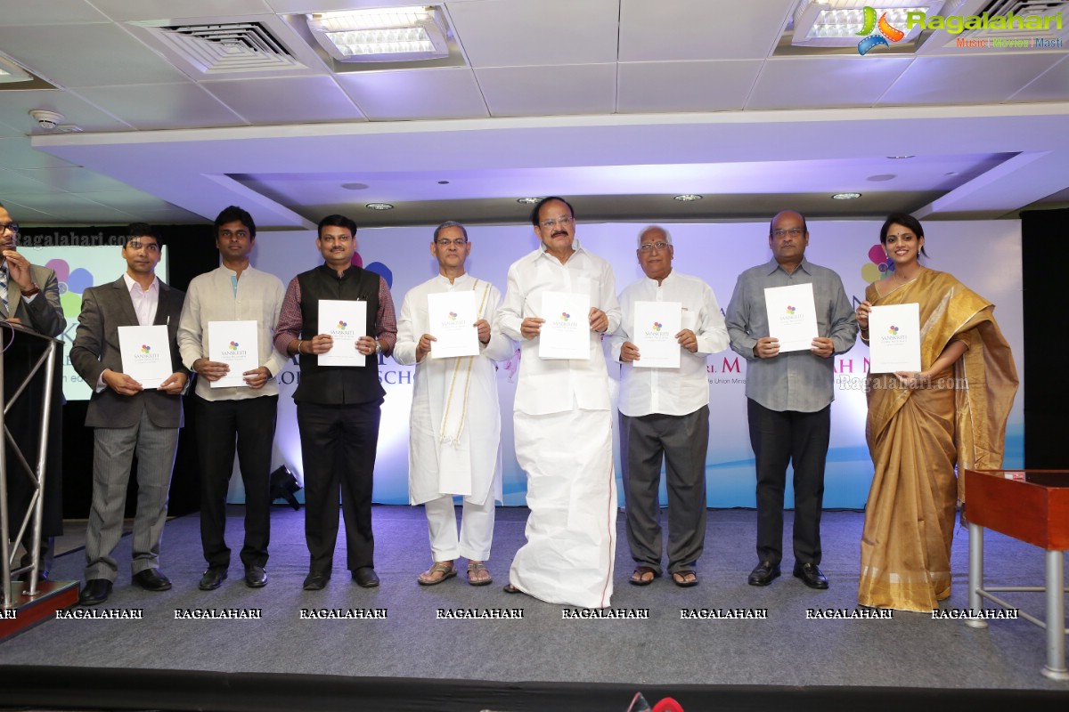 Venkaiah Naidu launches Sanskriti Pre-Global School, Hyderabad