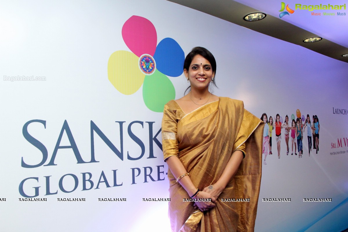 Venkaiah Naidu launches Sanskriti Pre-Global School, Hyderabad