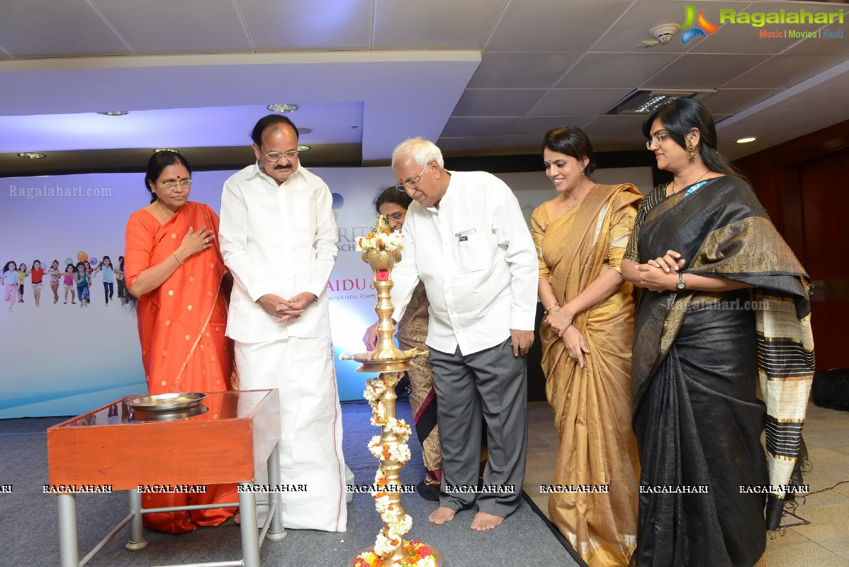 Venkaiah Naidu launches Sanskriti Pre-Global School, Hyderabad