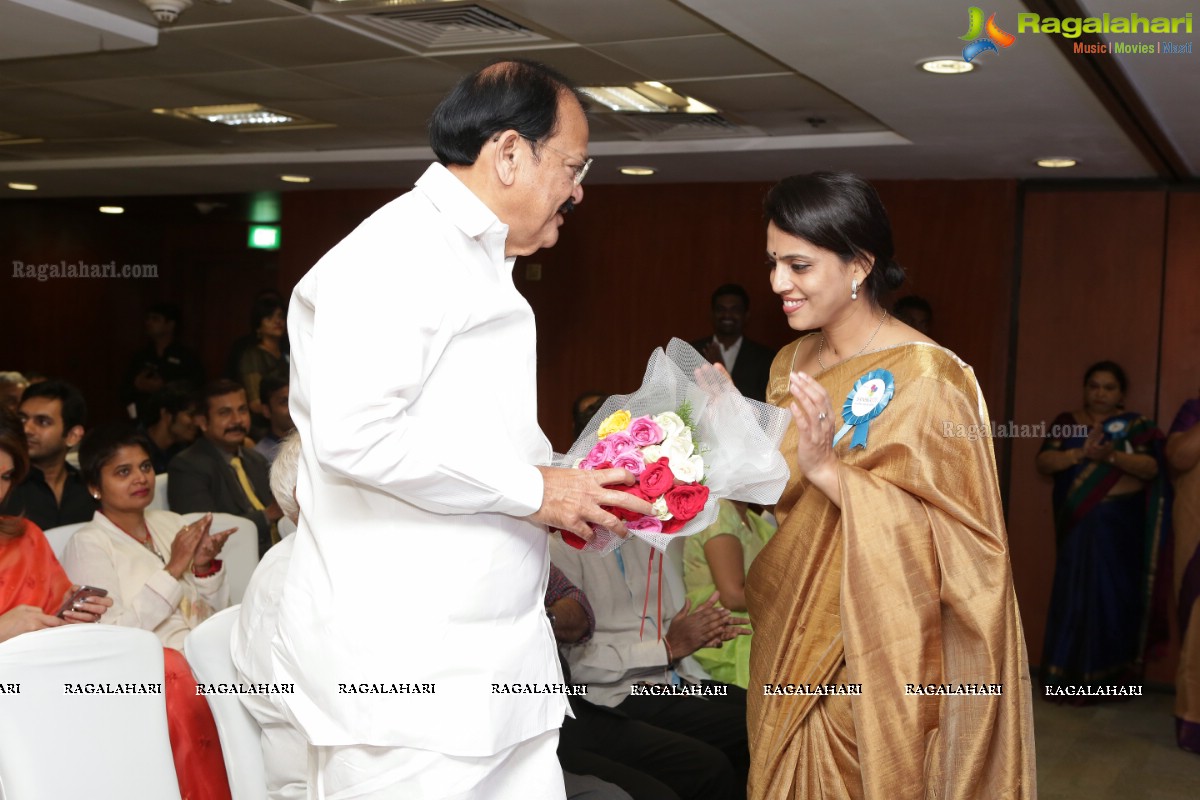 Venkaiah Naidu launches Sanskriti Pre-Global School, Hyderabad