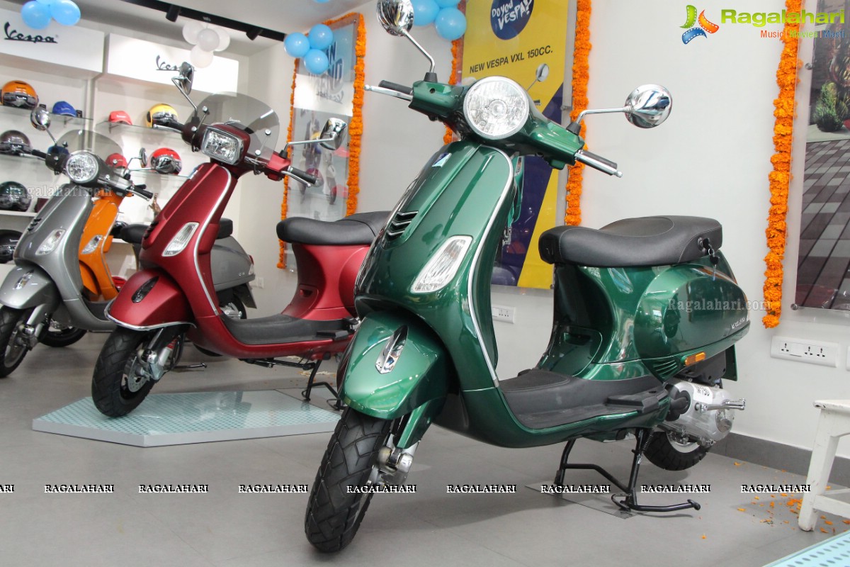 Sharwanand Launches Ashwam Vespa at Banjara Hills, Hyderabad