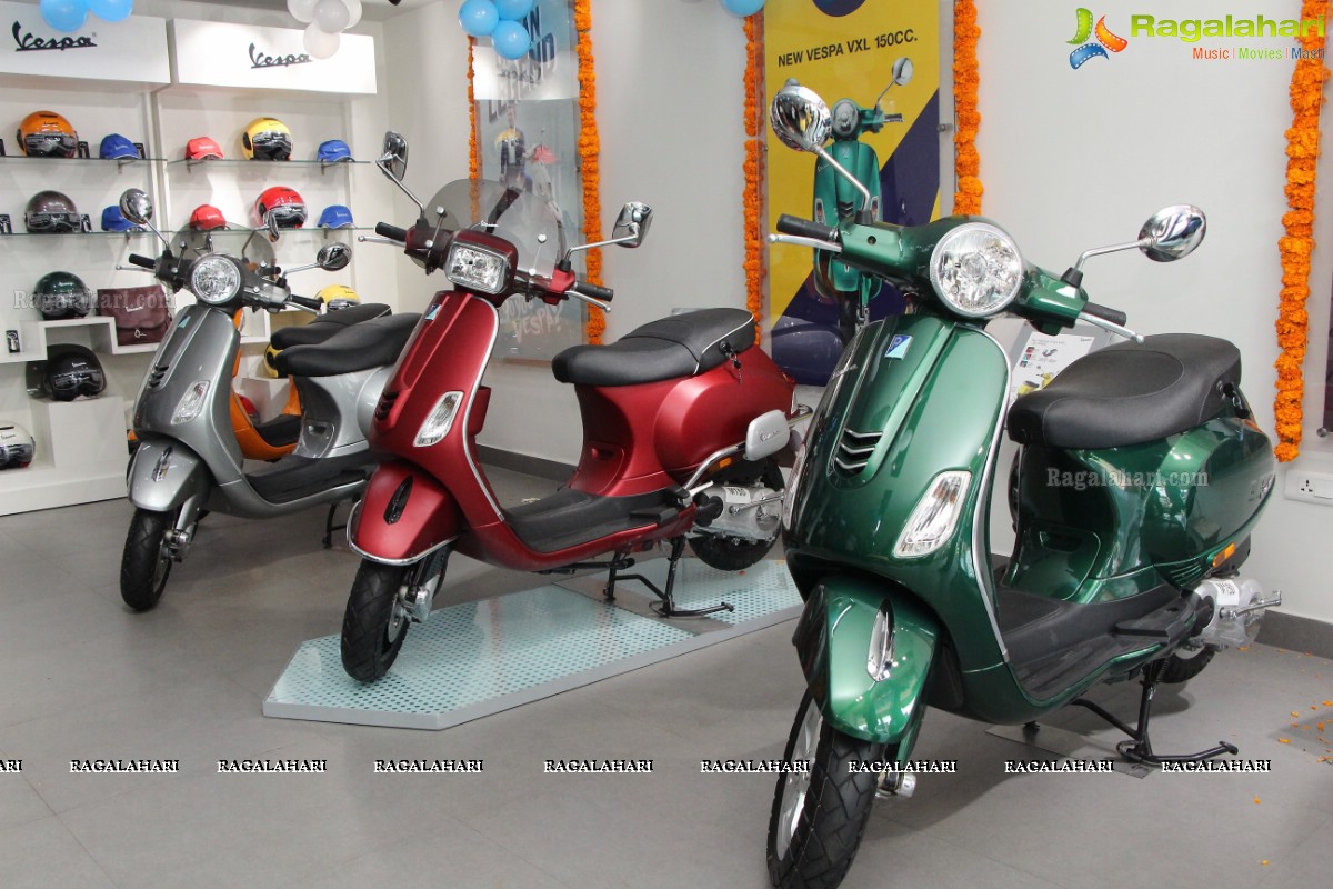 Sharwanand Launches Ashwam Vespa at Banjara Hills, Hyderabad