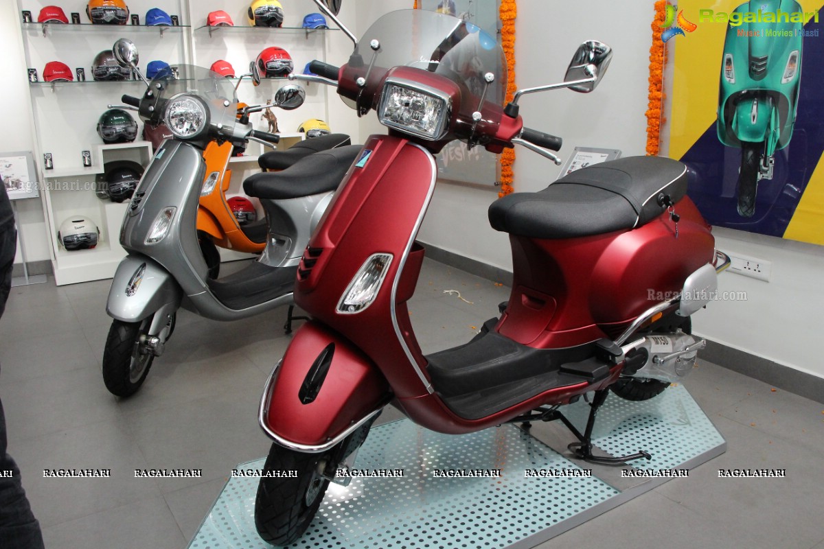 Sharwanand Launches Ashwam Vespa at Banjara Hills, Hyderabad