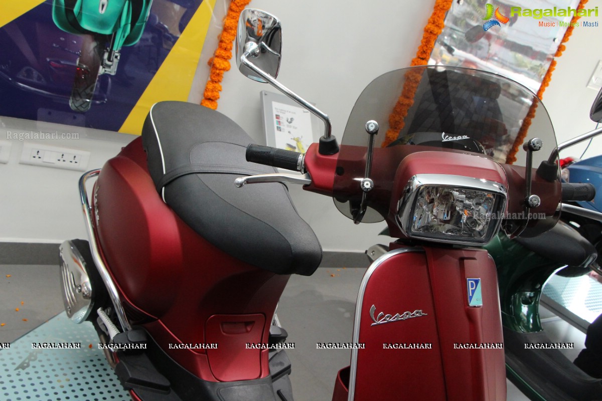 Sharwanand Launches Ashwam Vespa at Banjara Hills, Hyderabad