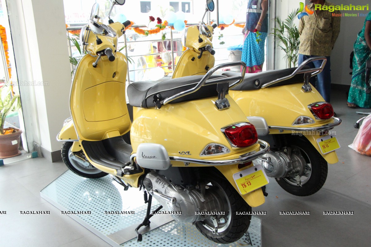 Sharwanand Launches Ashwam Vespa at Banjara Hills, Hyderabad