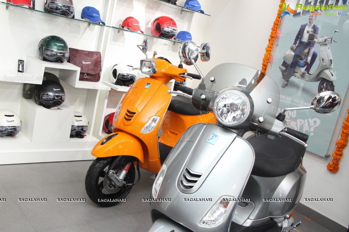 Sharwanand Launches Ashwam Vespa at Banjara Hills, Hyderabad