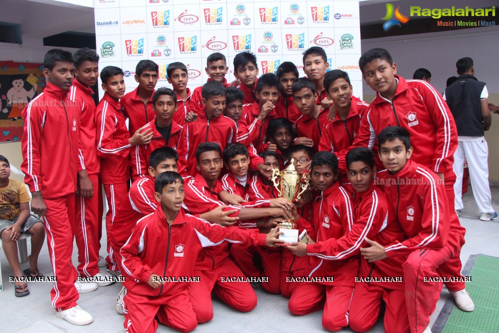 Grand Finale Presentation Ceremony of Inter School Premiere League 2016 (ISPL) at Pallavi Model School, Hyderabad