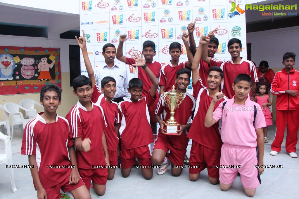 Grand Finale Presentation Ceremony of Inter School Premiere League 2016 (ISPL) at Pallavi Model School, Hyderabad