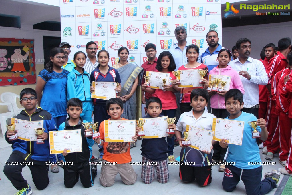 Grand Finale Presentation Ceremony of Inter School Premiere League 2016 (ISPL) at Pallavi Model School, Hyderabad