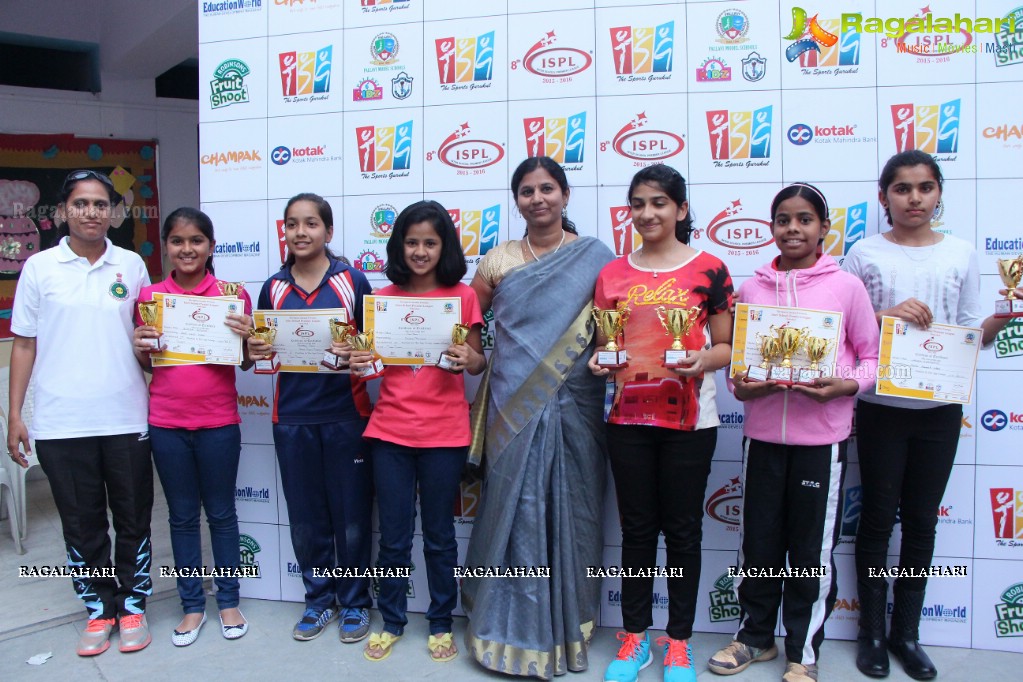 Grand Finale Presentation Ceremony of Inter School Premiere League 2016 (ISPL) at Pallavi Model School, Hyderabad