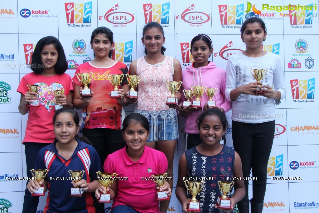 Grand Finale Presentation Ceremony of Inter School Premiere League 2016 (ISPL) at Pallavi Model School, Hyderabad