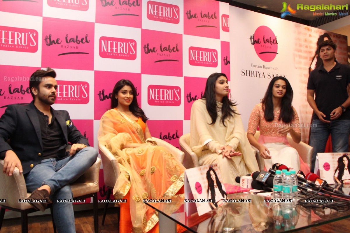 Curtain Raiser of The Label Bazaar by Shriya Saran, Hyderabad