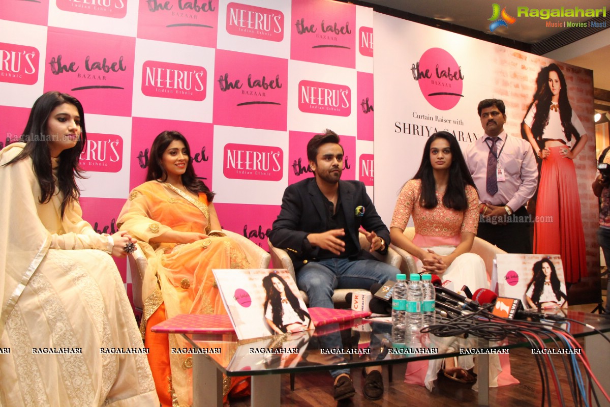 Curtain Raiser of The Label Bazaar by Shriya Saran, Hyderabad