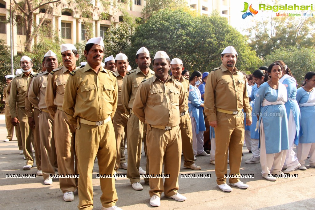 Tree Plantation Drive at Gandhi Hospital by Mayor Bonthu Rammohan