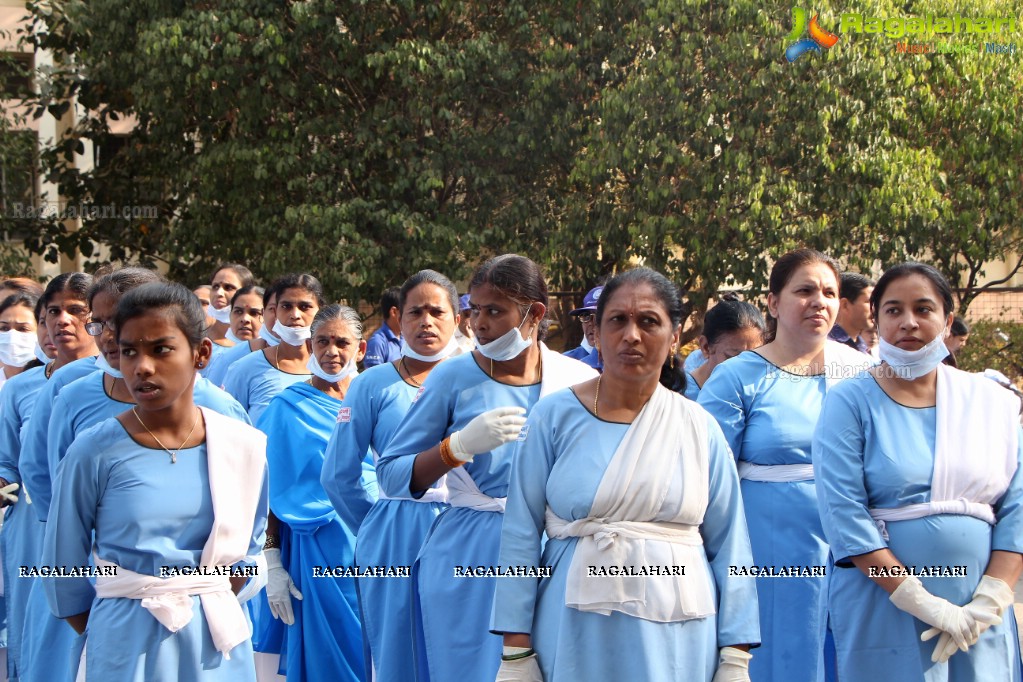 Tree Plantation Drive at Gandhi Hospital by Mayor Bonthu Rammohan