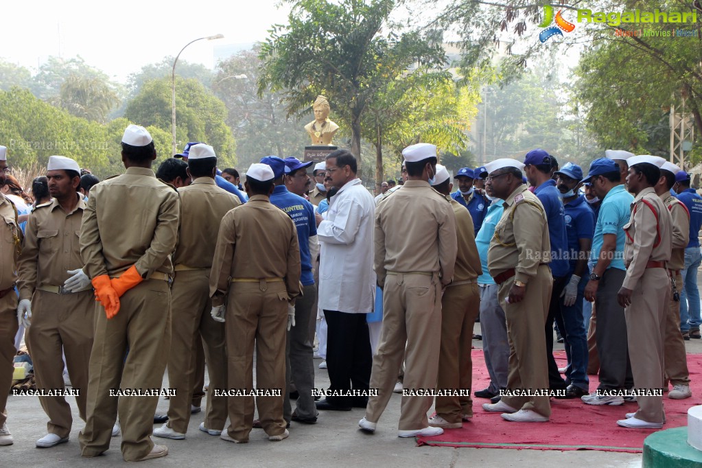 Tree Plantation Drive at Gandhi Hospital by Mayor Bonthu Rammohan