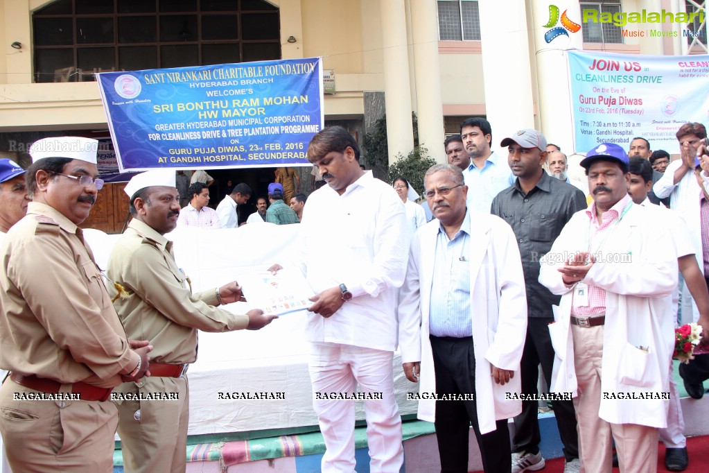 Tree Plantation Drive at Gandhi Hospital by Mayor Bonthu Rammohan