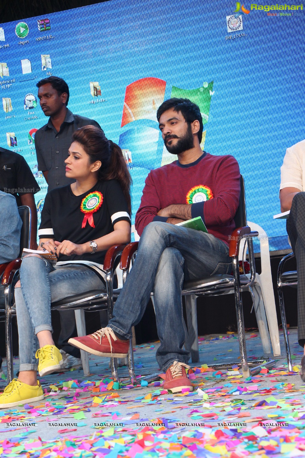 Guntur Talkies Team at TRR High School Anniversary Celebrations