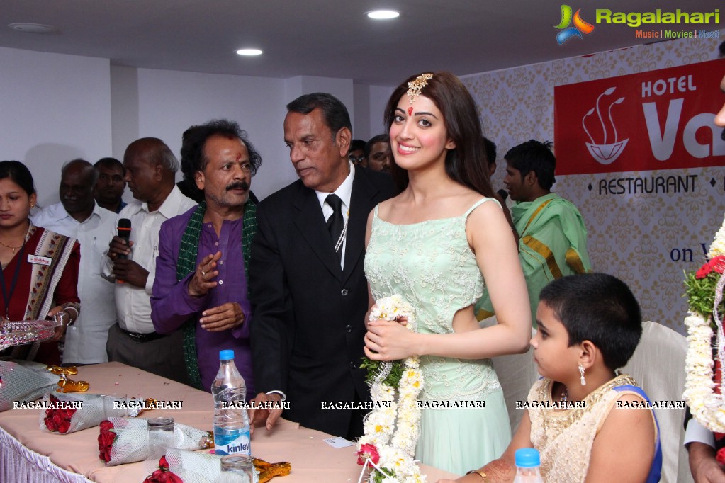 Pranitha Subhash launches Vaibhav Restaurant in Hyderabad