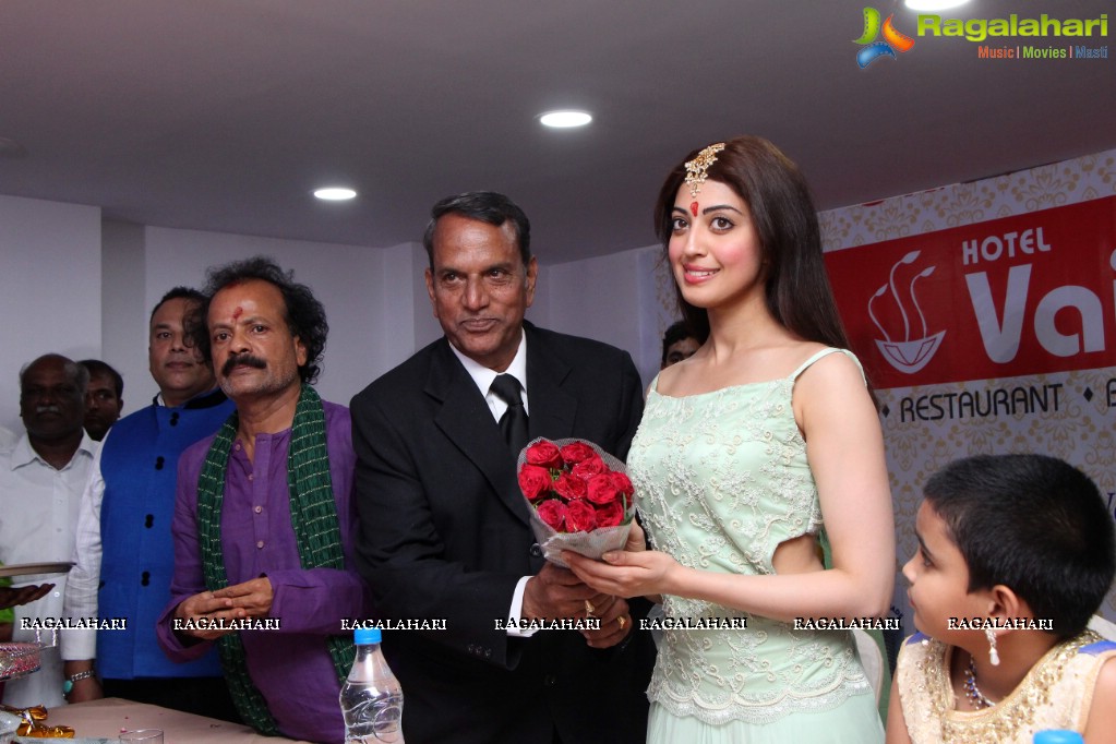 Pranitha Subhash launches Vaibhav Restaurant in Hyderabad