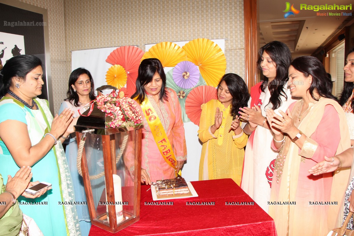 Surprise 50th Birthday Party of Ashmita Karnani's Aunt Veena Karnani at Hotel Marriott, Hyderabad