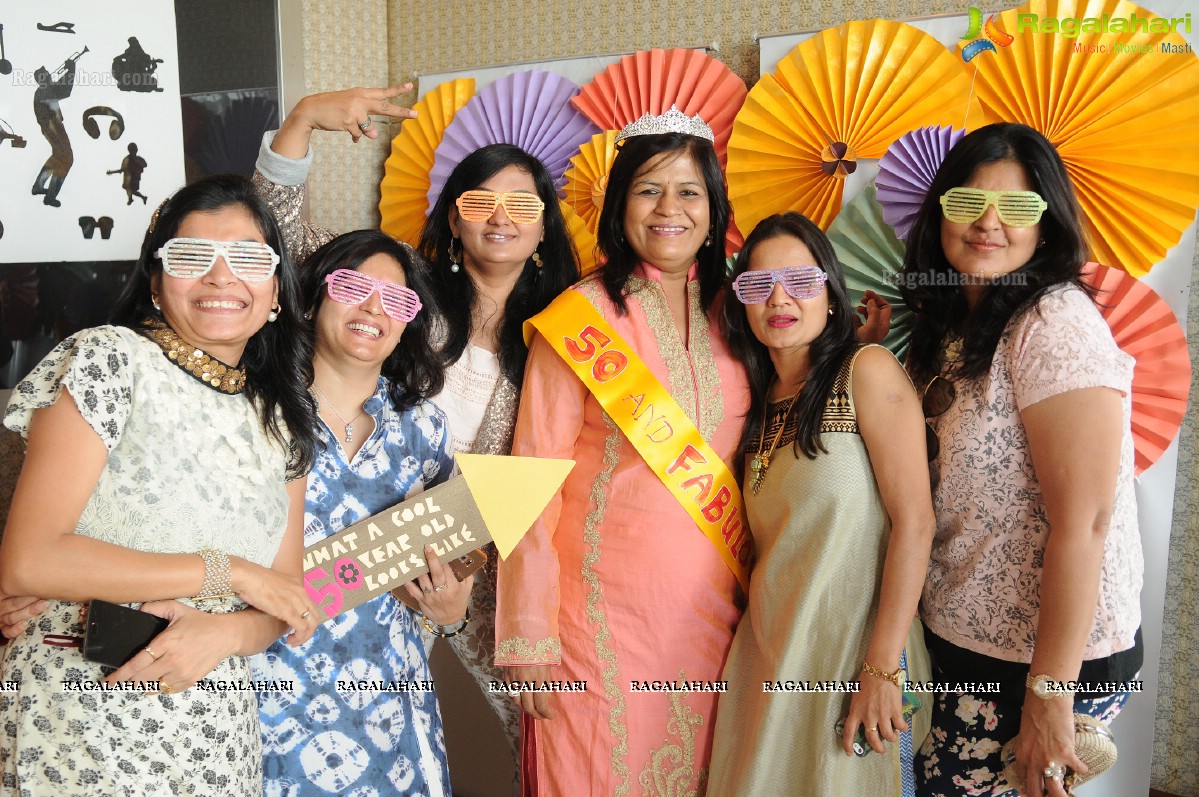 Surprise 50th Birthday Party of Ashmita Karnani's Aunt Veena Karnani at Hotel Marriott, Hyderabad