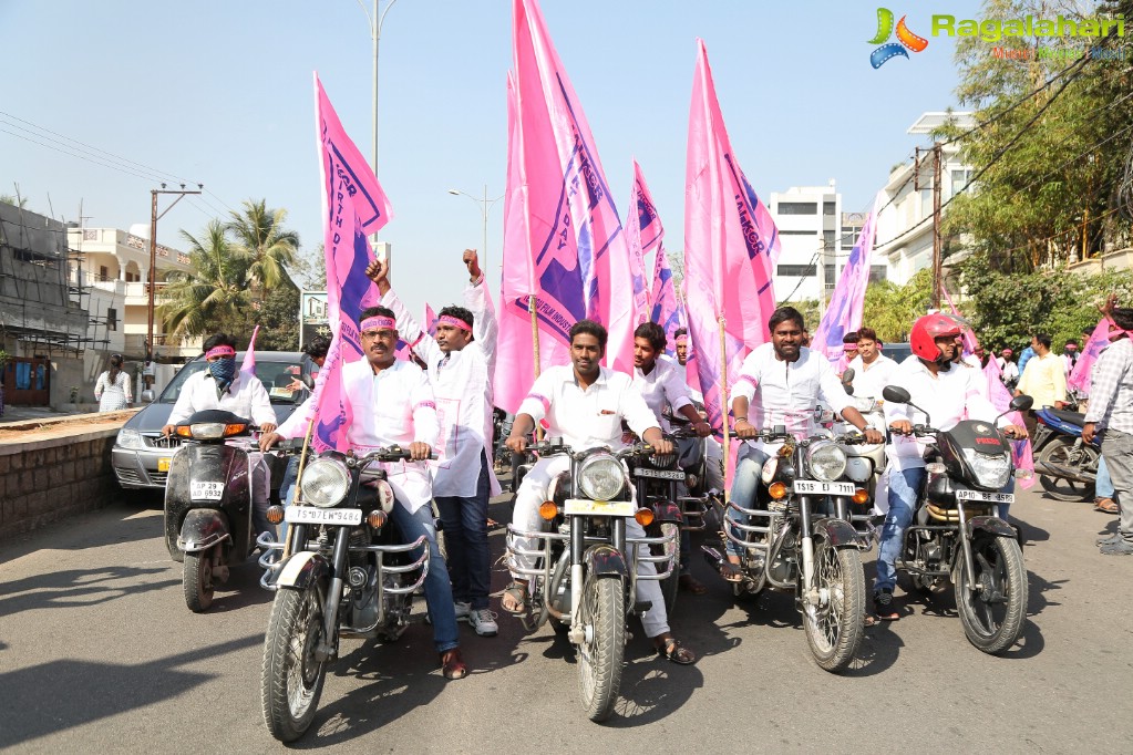 1000 Bike and 100 Car Rally by Telugu Film Industry Employees Federation