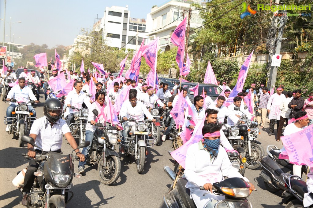 1000 Bike and 100 Car Rally by Telugu Film Industry Employees Federation