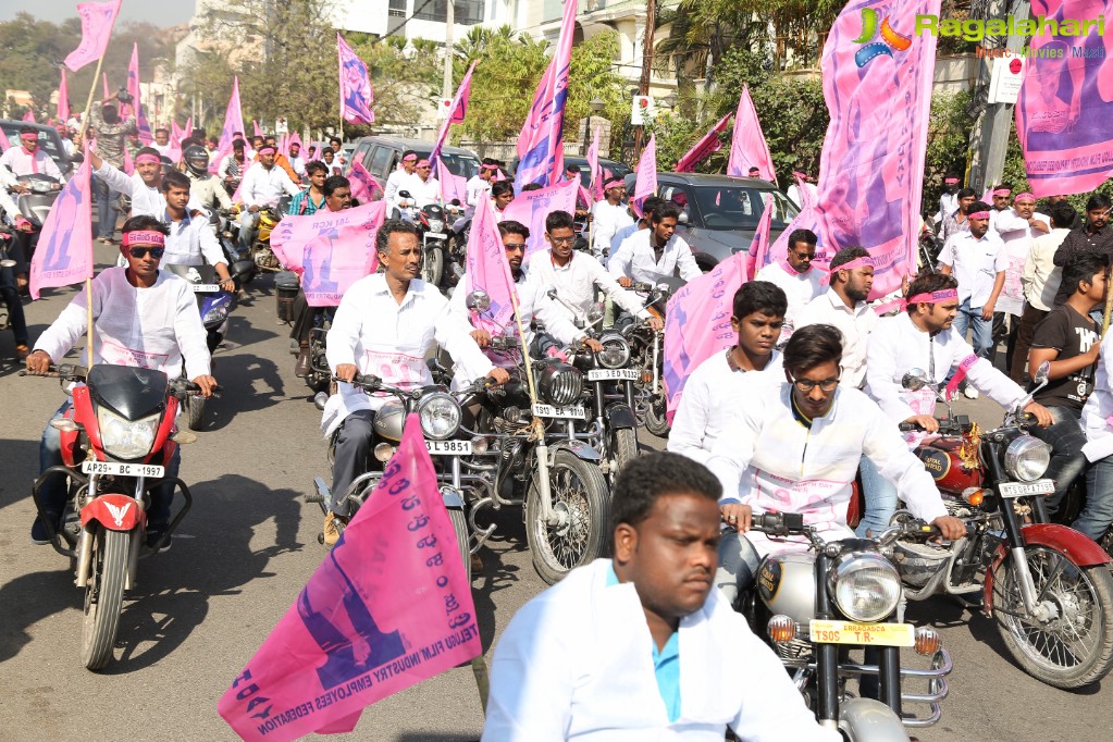 1000 Bike and 100 Car Rally by Telugu Film Industry Employees Federation