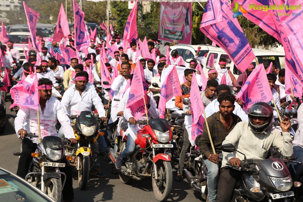 1000 Bike and 100 Car Rally by Telugu Film Industry Employees Federation