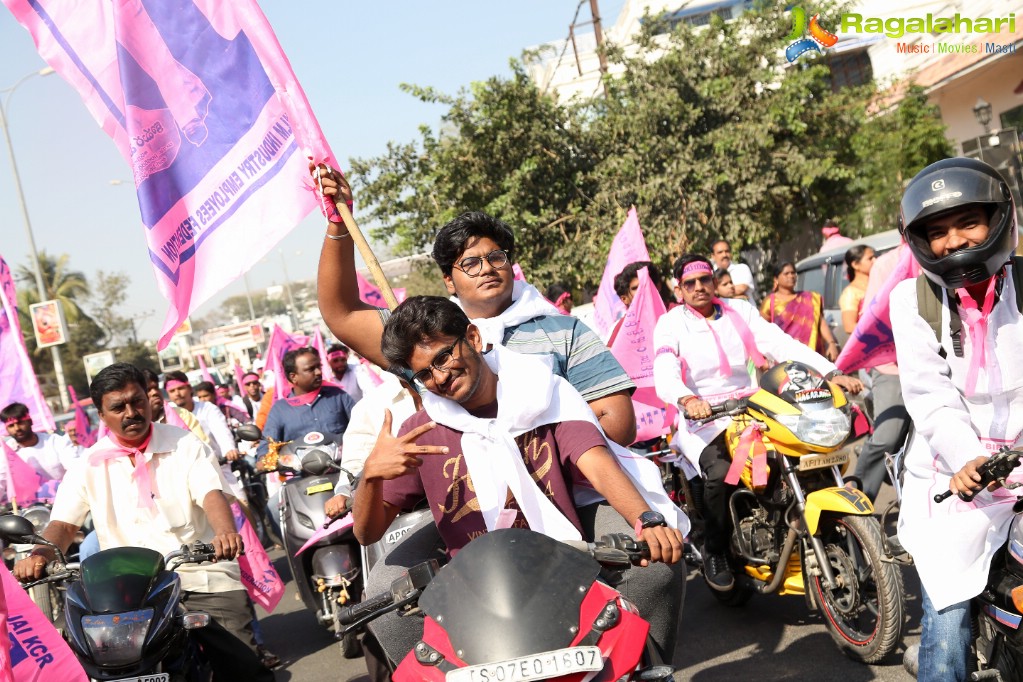 1000 Bike and 100 Car Rally by Telugu Film Industry Employees Federation