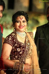 Vishnu Vardhini and Anup Chand Wedding