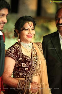 Vishnu Vardhini and Anup Chand Wedding