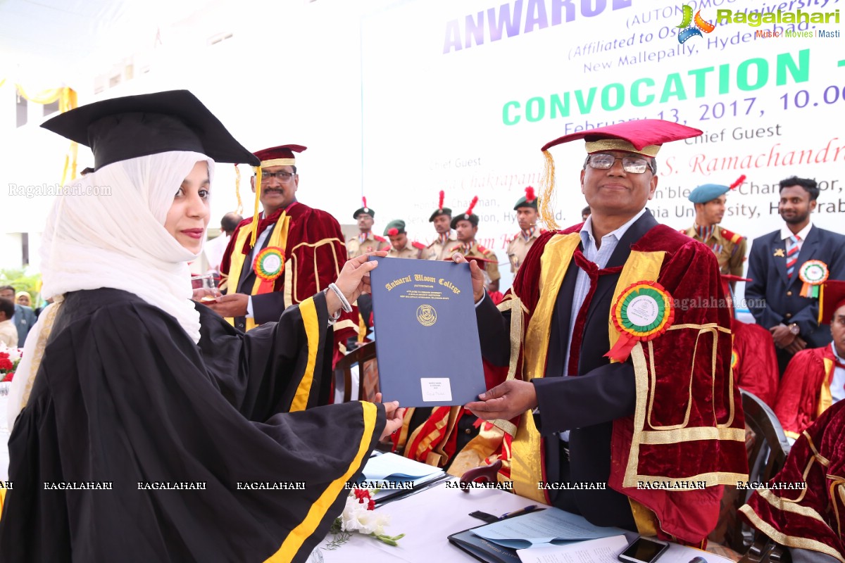 Grand Convocation Ceremony and 109 Years Celebrations at Anwarul Uloom College, New Mallepally, Hyderabad