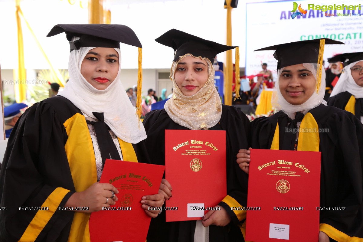 Grand Convocation Ceremony and 109 Years Celebrations at Anwarul Uloom College, New Mallepally, Hyderabad