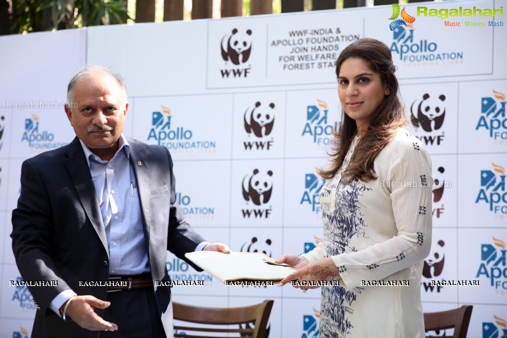 WWF-India and Apollo Hospitals Press Meet at Apollo Life Center, Jubilee Hills, Hyderabad