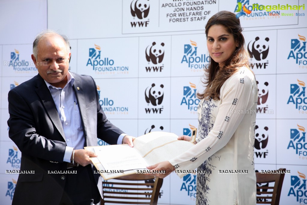 WWF-India and Apollo Hospitals Press Meet at Apollo Life Center, Jubilee Hills, Hyderabad